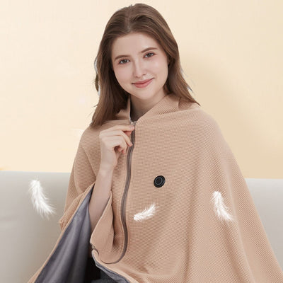 CozyWarm™ USB Beheizbarer Umhang | Graphen-Heiztechnologie & weich